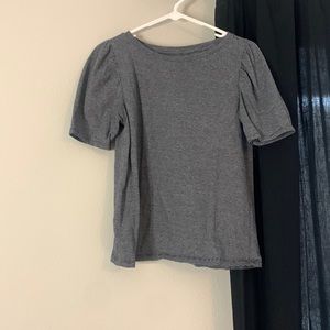 Loft Black and White Embroidery T shirt